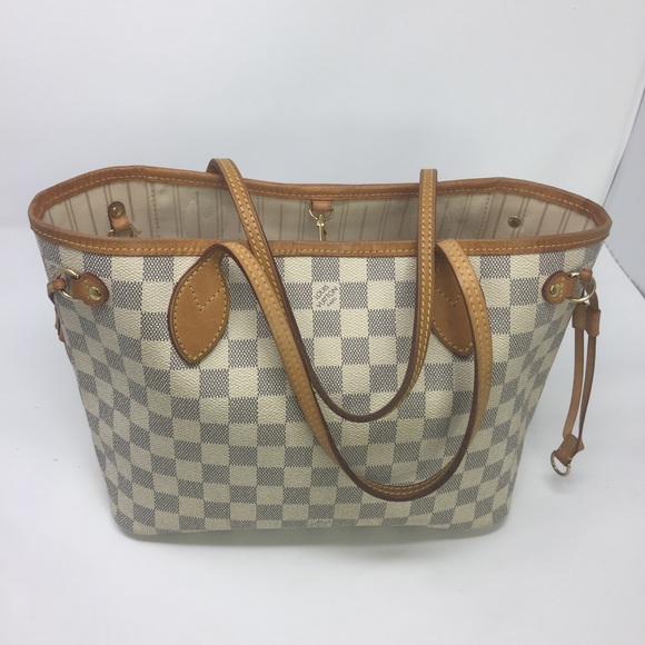 Louis Vuitton Handbags - AUTHENTIC  LOUIS VUiTTON AZUR DAMIER NEVERFULL  PM